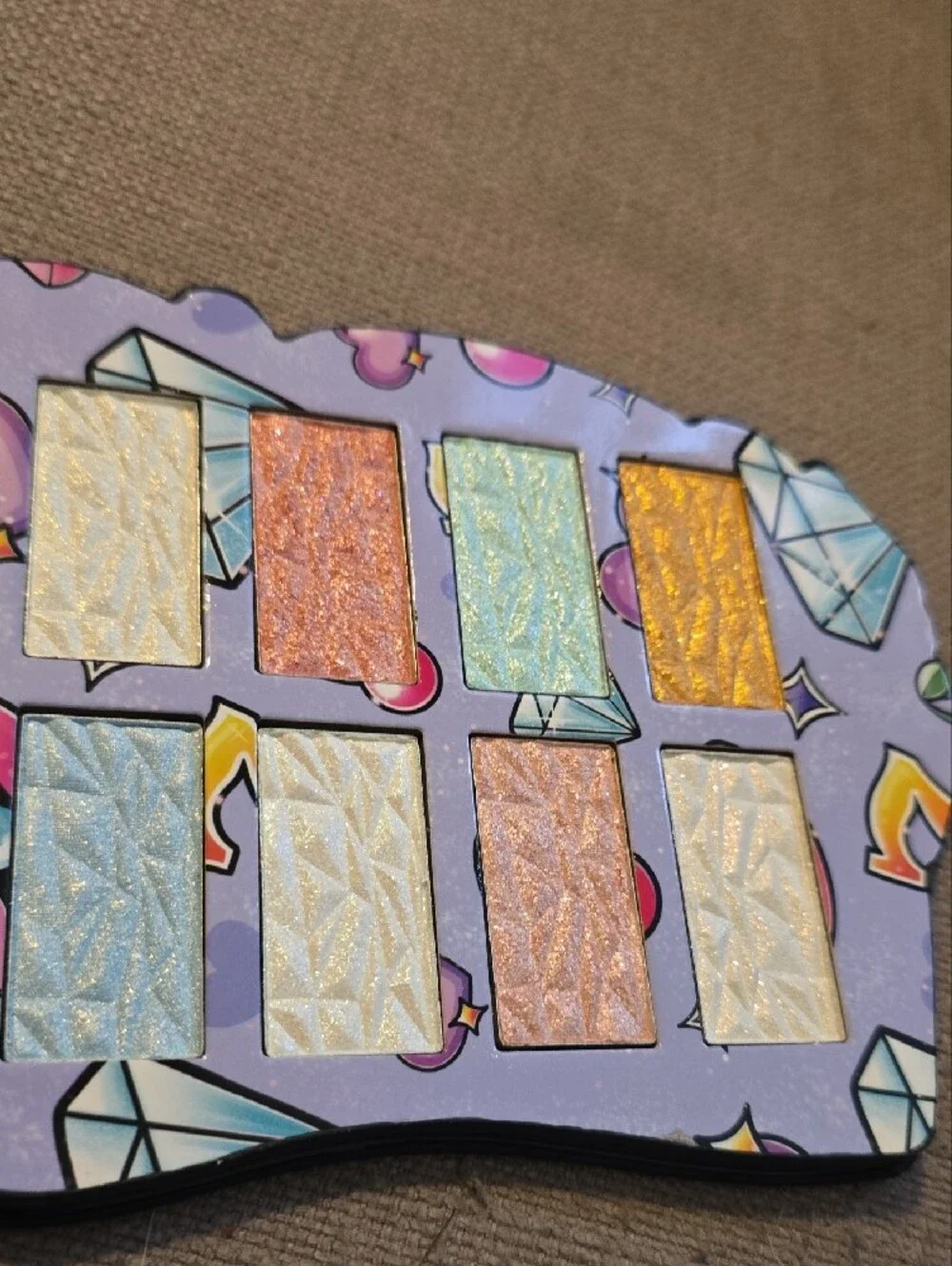 Spoiled Cosmetics shimmering palette
